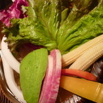 Zenseki Private rooms Izakaya Shinobuya Hitachi Ten - 旬野菜の塩麹バーニャカウダ