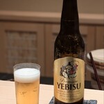 神田錦町 鮨たか晴 - 瓶ビール（小瓶）　900円