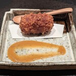 神田錦町 鮨たか晴 - 車海老のクリームコロッケ