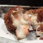 神田錦町 鮨たか晴 - 車海老のクリームコロッケ