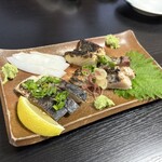 坊ＺＵ - オススメの刺身の盛り合わせ( ・∇・)