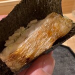 鮨 こん藤 - ノドグロ（韓国）手巻き　◎