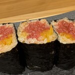鮨 こん藤 - トロタク巻き　◎