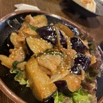 かめや - ナスと豚肉の辛味噌炒め