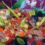 浜茶屋 - 新鮮なお刺身も食べ放題！