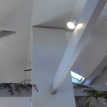 キョロロン村 - 開放感のある天井。