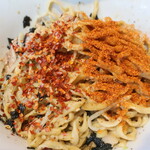 ラーメン二郎 - Ｗ唐辛子投下～♪