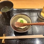 鮨 箕輪 - 柚子のシャーベット