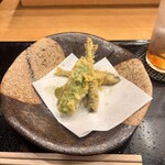 鮨 箕輪 - 稚鮎　ししとう