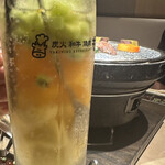 炭火和牛焼肉もうもう亭 - キウイ、パイナップル、みかんソーダ