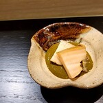 島津 - 蒸し鮑肝ソース