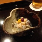 壽山 - 柿としめじの白和え