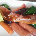 海ぞく - ベーコン、ウィンナーソーセージ、人参、ピーマン、ブロッコリー