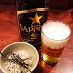 Yourouno Taki - 養老ﾋﾞｰﾙ430円（税別）お通し210円（税別）