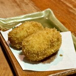 鮎茶屋 かわせ - 燻製マスのクリームコロッケ