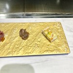 和牛鉄板割烹 シンラ - 前菜アップ②