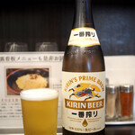 錦糸町中華そば さん式 - キリン一番搾り 瓶ビール