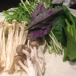 長堂屋 - しゃぶしゃぶの野菜