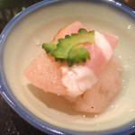 長堂屋 - ナシと生ハム