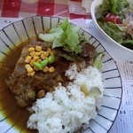 東福寺野倶楽部 - チキンカレーサラダセット 1790円