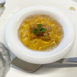 フレンチ&ワイン Nature - ウニと人参のムース コンソメジュレ②