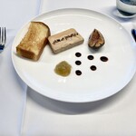 フレンチ&ワイン Nature - フォアグラのテリーヌ ブリオッシュ添え①