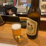 立呑・ホルモン串　千日前えん - ビール♡