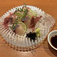 やまと 楽 - 縞鯵のお造り