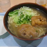 空港食堂 - てびちそば　大盛り