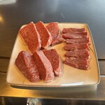 THE KOBECRUISE コンチェルト - 本日の神戸牛　サーロインとイチボ