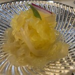 館山美食倶楽部 - (6)くらげと金糸瓜の和えもの