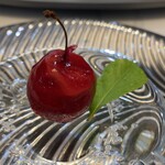 館山美食倶楽部 - (4)さくらんぼとフォアグラのテリーヌ