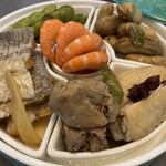 館山美食倶楽部 - (1)紹興酒の酒粕漬け盛り合わせ