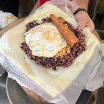 廖家飯糰 - 素食飯糰NT$40＋加滷蛋NT$10