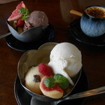 レストランmiya - ジェラード２種盛り