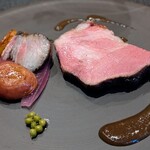 SINQ - ７・天城黒豚肩ロースの原始焼き　肉じゃが