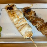 炭火串焼 上野商店 - だきみ、せせり