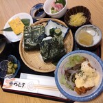 お食事処 あさのは - つむぎのおにぎり定食