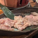 炭火焼肉 ホルモン にく式 - 上ガツ　てっぽう　しびれ