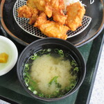 風月 - 若芽の味噌汁