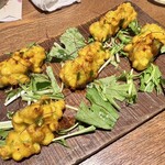 日本橋 Kanaeya - 香脆玉米與蘆筍～特製微辣醬～