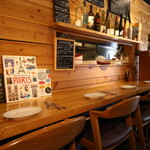 ビストロ ガヴロッシュ - カウンター席