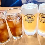 鳳琴樓 - ウーロン茶の最初のビール