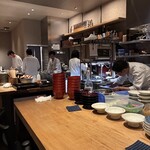 和食・寿司 一ふじニたか - オープンキッチン