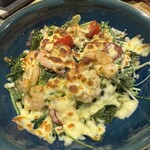 和旬菜 せつだ - ゴロゴロの野菜と海老のとろ～りチーズの焼サラダ
