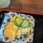 そば処 上代 - 美味しい漬物