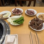 名古屋ビール園　浩養園 - いろんな肉　野菜も