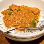 西荻タンドール 5Lab - 〆はカレー。バスマティの上に掛けて。絶品のバターチキン。