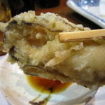 末広鮨 - 牡蠣の天婦羅が絶品でした。