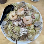 ちゃんぽん　一真 - 海鮮ちゃんぽん大盛　1300円